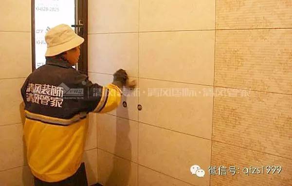 工藝課堂 | 標準，在每一個施工環(huán)節(jié)，清風裝飾樣板間之瓦工階段
