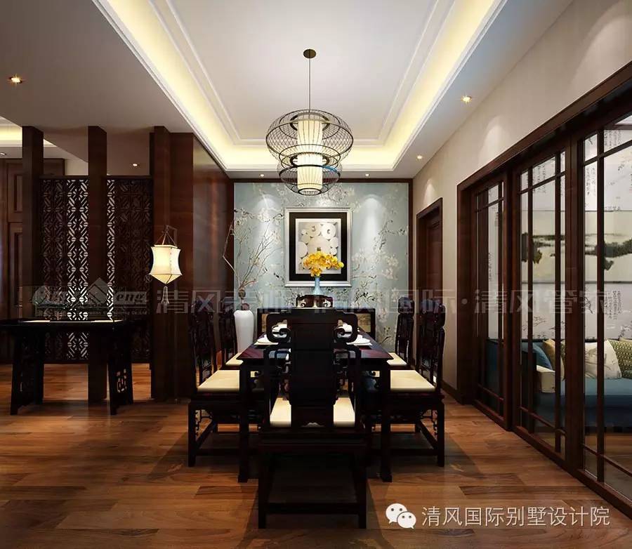 新中式家裝設(shè)計，在溫雅含蓄中，修身養(yǎng)性。