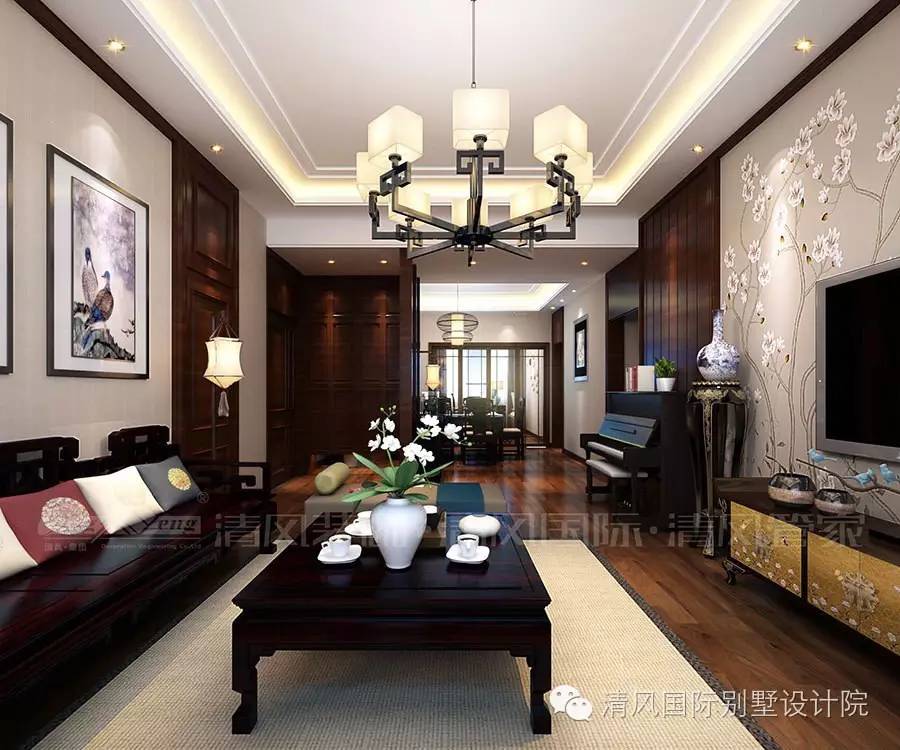 新中式家裝設(shè)計，在溫雅含蓄中，修身養(yǎng)性。