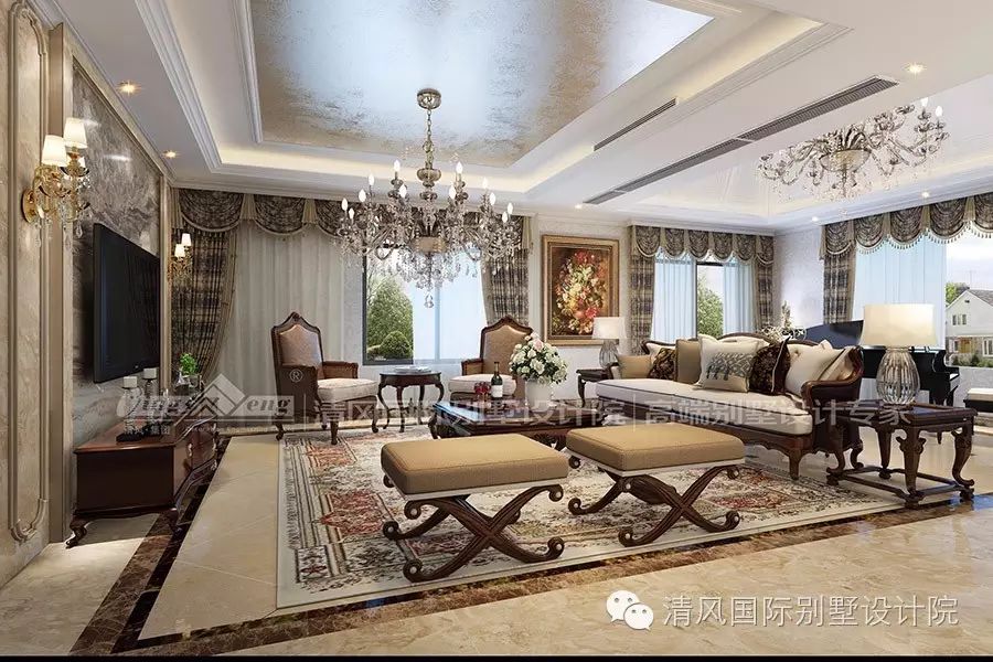 用美式家裝強(qiáng)大的包容性，表現(xiàn)生活中的優(yōu)雅、隨性。