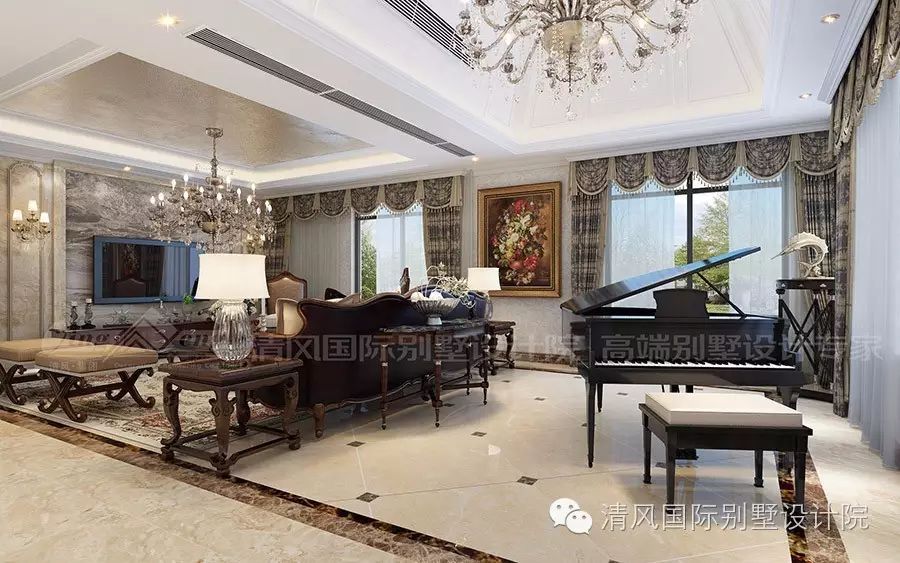 用美式家裝強(qiáng)大的包容性，表現(xiàn)生活中的優(yōu)雅、隨性。