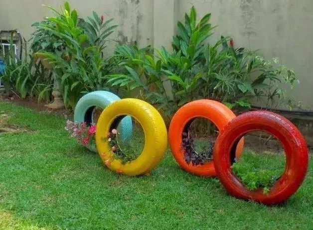 輪胎花園，給孩子一個(gè)不一樣的世界。