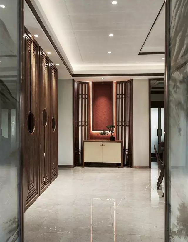 新中式玄關(guān)，推開門就讓人驚艷到心！