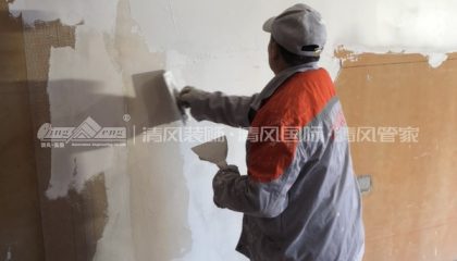 蘇州獨(dú)墅灣油漆階段