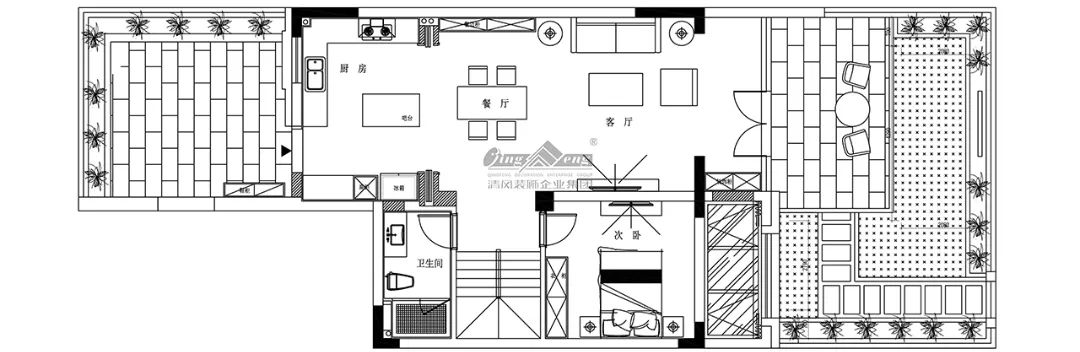 賞·析|300㎡現(xiàn)代簡約，有品質，更有溫度！