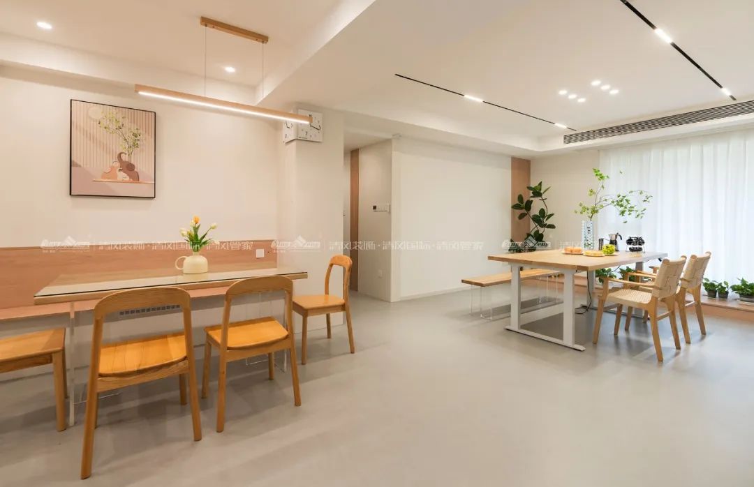 賞·析|120㎡原木奶油風(fēng)，恬靜優(yōu)雅，溫柔可觸