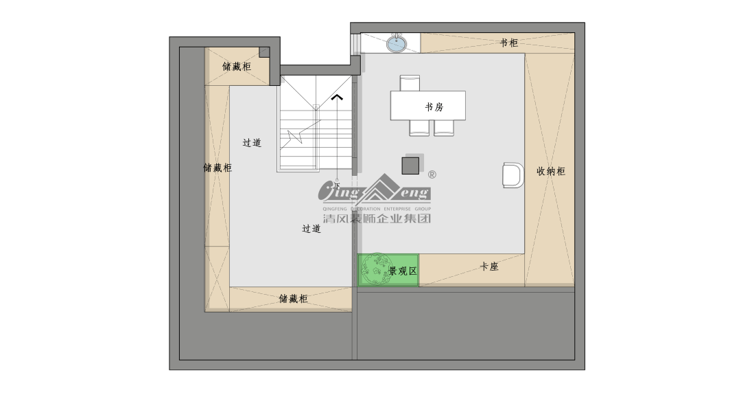 賞·析|300㎡輕法混搭風(fēng)，時尚溫馨感拉滿！